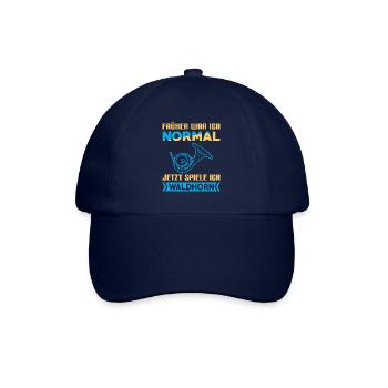 Waldhorn Waldhornspieler Hornist - Baseballkappe - Blau/Blau - Vorne