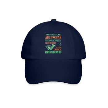 Waldhorn Waldhornspieler Hornist - Baseballkappe - Blau/Blau - Vorne