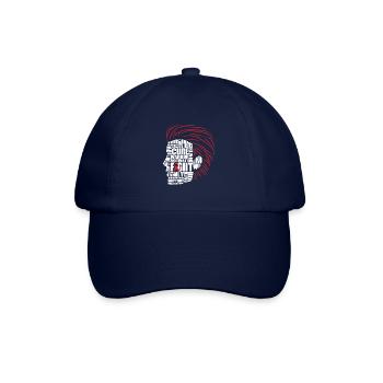 Men Head - Baseballkappe - Blau/Blau - Vorne