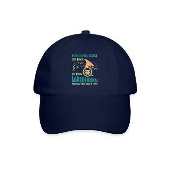 Waldhorn Waldhornspieler Hornist - Baseballkappe - Blau/Blau - Vorne