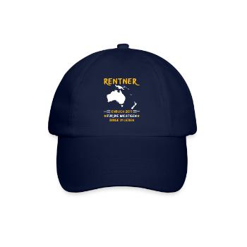 Rentner Rente Rentenbeginn Australien - Baseballkappe - Blau/Blau - Vorne