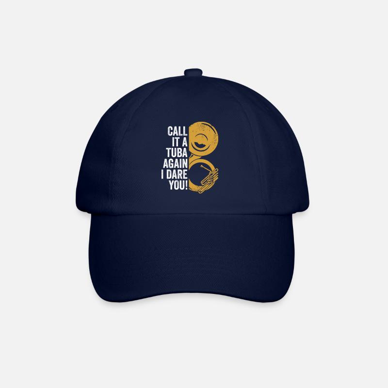 Call It A Tuba Again Marching Band Sousaphone - Casquette classique - bleu/bleu