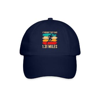 I thought they said 1.31 miles Half Marathon - Baseballkappe - Blau/Blau - Vorne