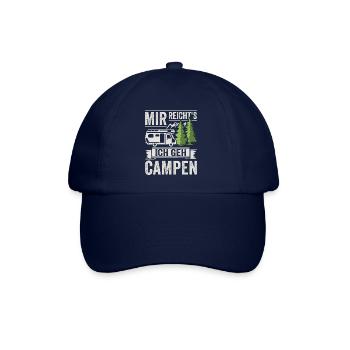Mir reichts ich geh Campen Camping Wohnmobil - Baseballkappe - Blau/Blau - Vorne