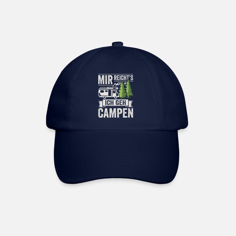 Mir reichts ich geh Campen Camping Wohnmobil - Baseballkappe - Blau/Blau