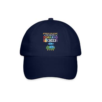 Fische Schulanfang Schulkind 2023 - Baseballkappe - Blau/Blau - Vorne