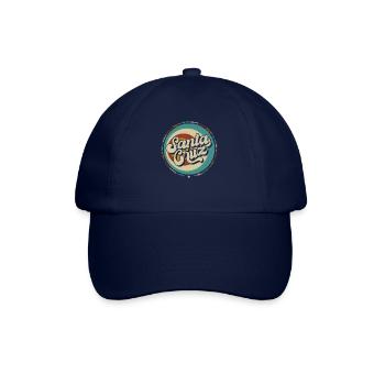 Santa Cruz Californie vintage rétro surfing ville - Casquette classique - bleu/bleu - Devant