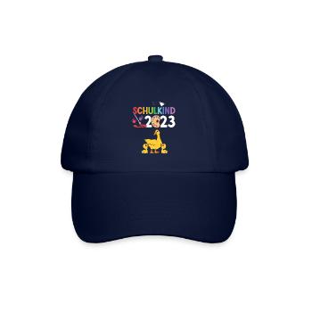 Ente Schulanfang Schulkind 2023 - Baseballkappe - Blau/Blau - Vorne