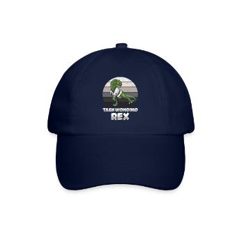 Taekwondino Rex Dinosaurier-Liebhaber T-rex - Baseballkappe - Blau/Blau - Vorne