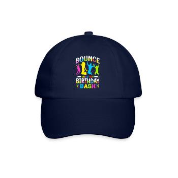 Fête d’anniversaire trampoline - Casquette classique - bleu/bleu - Devant