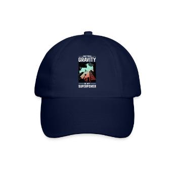 Funny parkour saying - Baseball Cap - blue/blue - Front