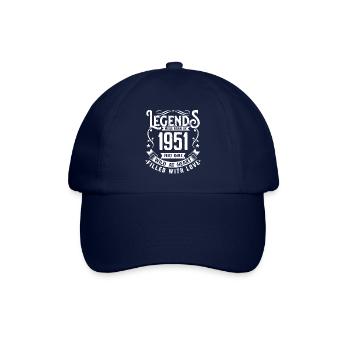 Légendaire Depuis 1951 Né en 1951 Cadeau 1951 - Casquette classique - bleu/bleu - Devant