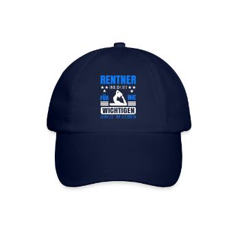 Rentner Rente Rentenbeginn Yoga - Baseballkappe - Blau/Blau - Vorne