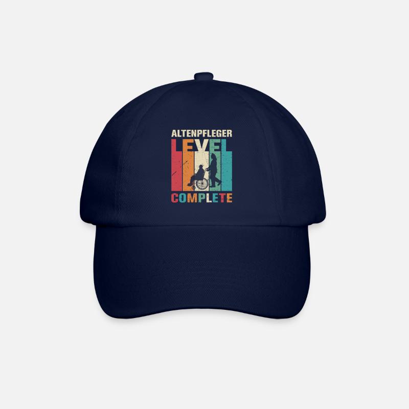 Altenpflege Pfleger Pflegepersonal Pflegekraft - Baseballkappe - Blau/Blau
