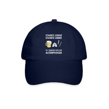 Altenpflege Pfleger Pflegepersonal Pflegekraft - Baseballkappe - Blau/Blau - Vorne