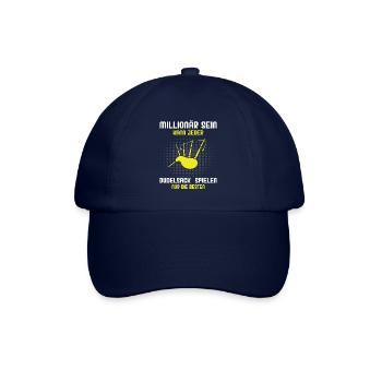 Dudelsackspieler Dudelsack Männer Geschenk - Baseballkappe - Blau/Blau - Vorne