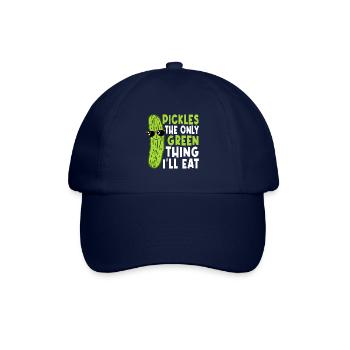 Dill Pickle Ich Gehöre Zu Den Pickles - Baseballkappe - Blau/Blau - Vorne