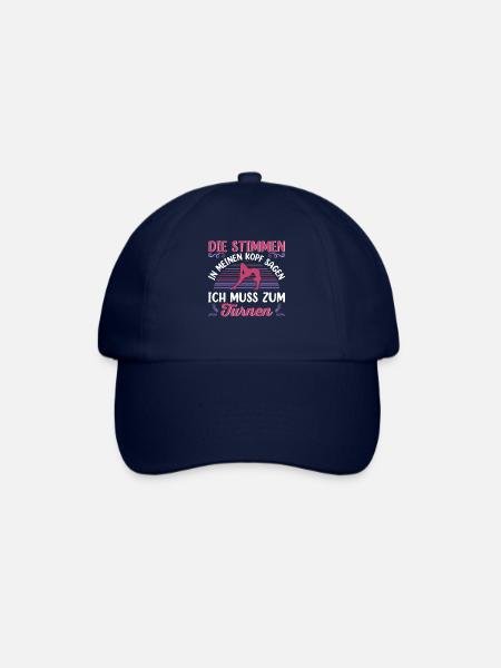 Turnen Mädchen Gymnastik Turnanzug Turnerin - Baseballkappe - Blau/Blau
