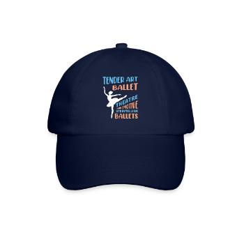 Ballerina Ballett mädchen - Baseballkappe - Blau/Blau - Vorne