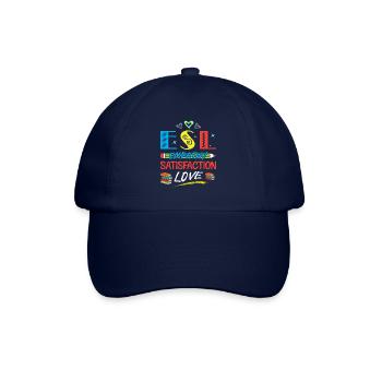 ESL-Lehrer ESL Unterricht - Baseballkappe - Blau/Blau - Vorne