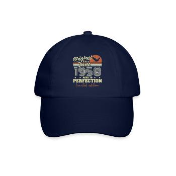 Born in June 1958, June 1958, Born June 1958 June 1958 - Baseball Cap - blue/blue - Front