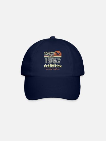 Juillet 1962 Anniversaire Rétro Né en Juillet 1962 - Casquette classique - bleu/bleu
