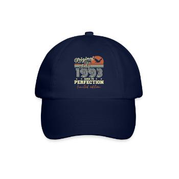 July 1993 Retro Birthday Born in July 1993 - Baseball Cap - blue/blue - Front