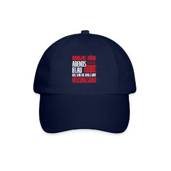 Heizungsbauer Heizungsbau Klempner Installateur - Baseballkappe - Blau/Blau - Vorne