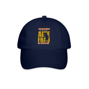 Imker Bienenzüchter Spruch Bienenliebhaber Imkerei - Baseballkappe - Blau/Blau - Vorne