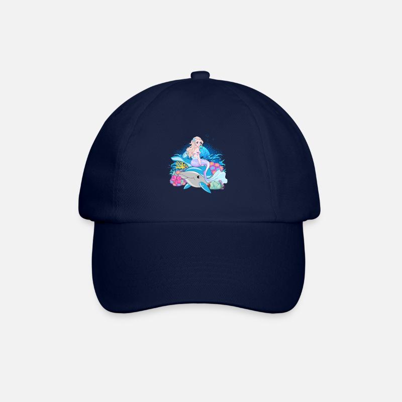 Cadeau sirène sirène - Casquette classique - bleu/bleu