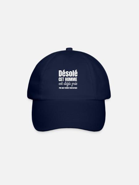 Désolé cet homme est déjà pris... - Casquette classique - bleu/bleu