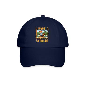 I have a can't do Attitude - Baseballkappe - Blau/Blau - Vorne