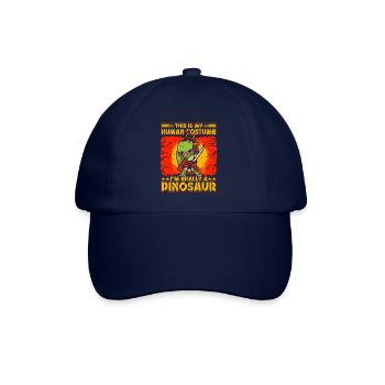 This is my Human Costume I'm really a Dinosaur - Baseball Cap - blue/blue - Front