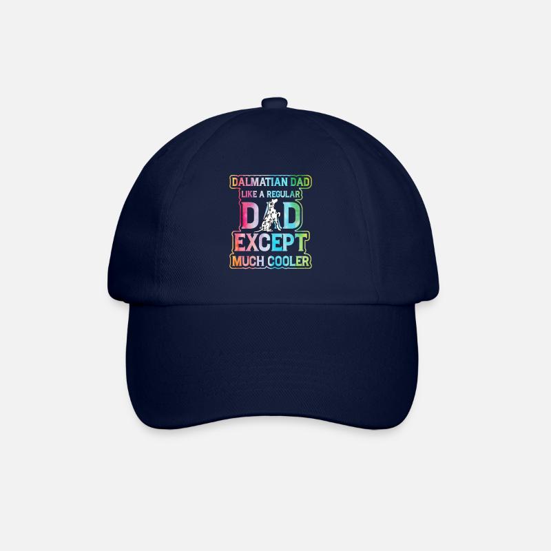 Dalmatiner Dad Lustiger Spruch - Baseballkappe - Blau/Blau
