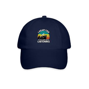 Je vous entends, je n’écoute pas les Dalmatiens - Casquette classique - bleu/bleu - Devant
