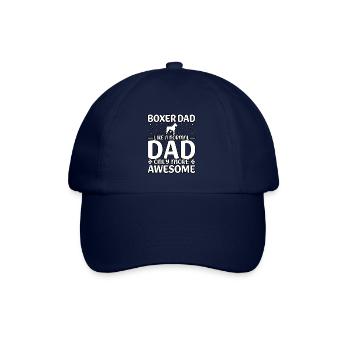 Boxer dad like a normal dad only more awesome - Baseball Cap - blue/blue - Front