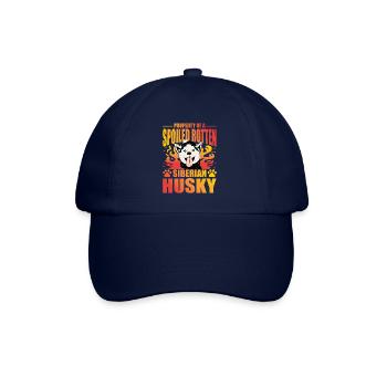 Propriété d’un husky sibérien pourri gâté - Casquette classique - bleu/bleu - Devant
