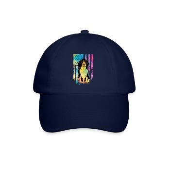 Beagle États-Unis - Casquette classique - bleu/bleu - Devant