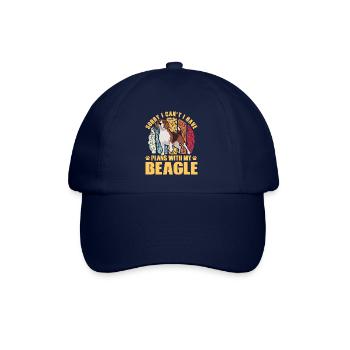 Désolé, je ne peux pas avoir de plans avec mon Beagle - Casquette classique - bleu/bleu - Devant