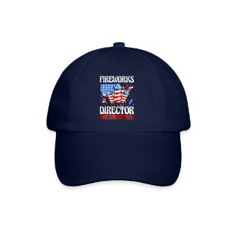 Directeur de feux d’artifice Si je cours, nous courons tous - Casquette classique - bleu/bleu - Devant