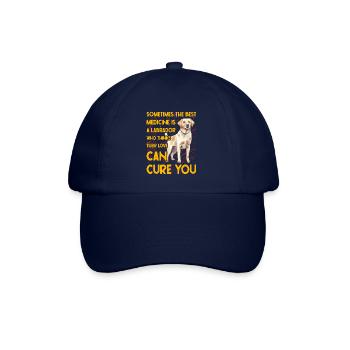 Labrador drôle de dicton - Casquette classique - bleu/bleu - Devant