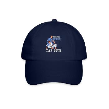 When in doubt tap out - Baseballkappe - Blau/Blau - Vorne