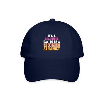 It's a beautiful day to be a Steminist - Baseballkappe - Blau/Blau - Vorne