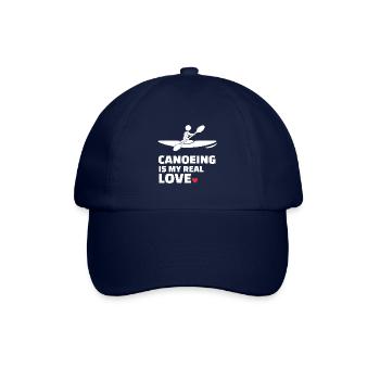 Ich Liebe Kanufahren Für Alle die Kajak und Kanu - Baseballkappe - Blau/Blau - Vorne