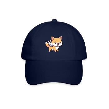 Cute Shiba Inu Angel in Comic Style - Baseball Cap - blue/blue - Front
