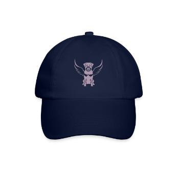 Rottweiler Angel Wing Silhouette - Baseball Cap - blue/blue - Front