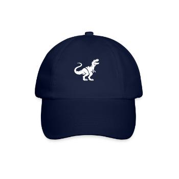 Dino T-Rex Silhouette Minimalist Design - Baseball Cap - blue/blue - Front
