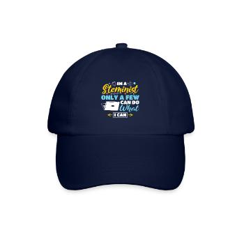 Im a Steminist only a few can do what I can - Baseballkappe - Blau/Blau - Vorne