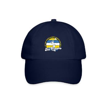 Volleyball Motiv Volley Spruch Geschenk - Baseballkappe - Blau/Blau - Vorne
