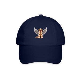 Golden Retriever Angel - Gentle Dog with Wings - Baseball Cap - blue/blue - Front